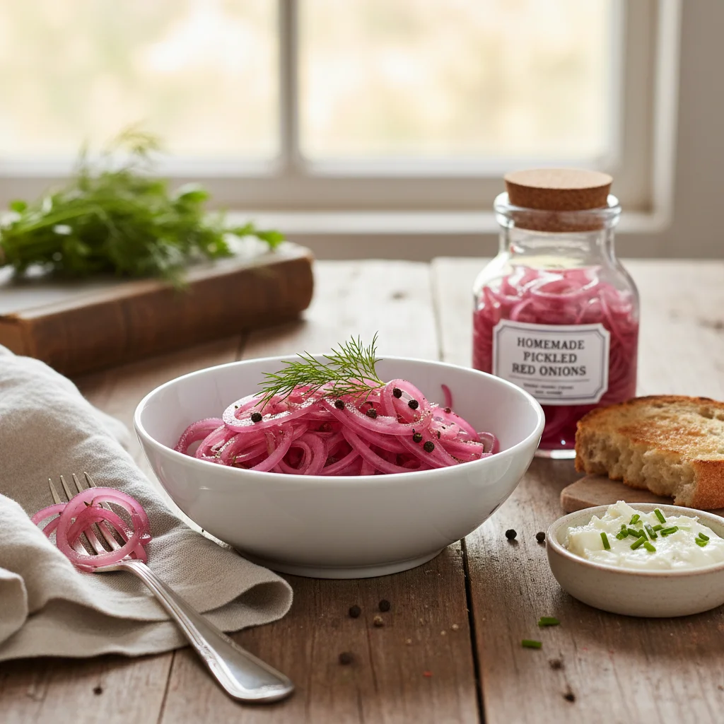 Homemade Pickled Red Onions
