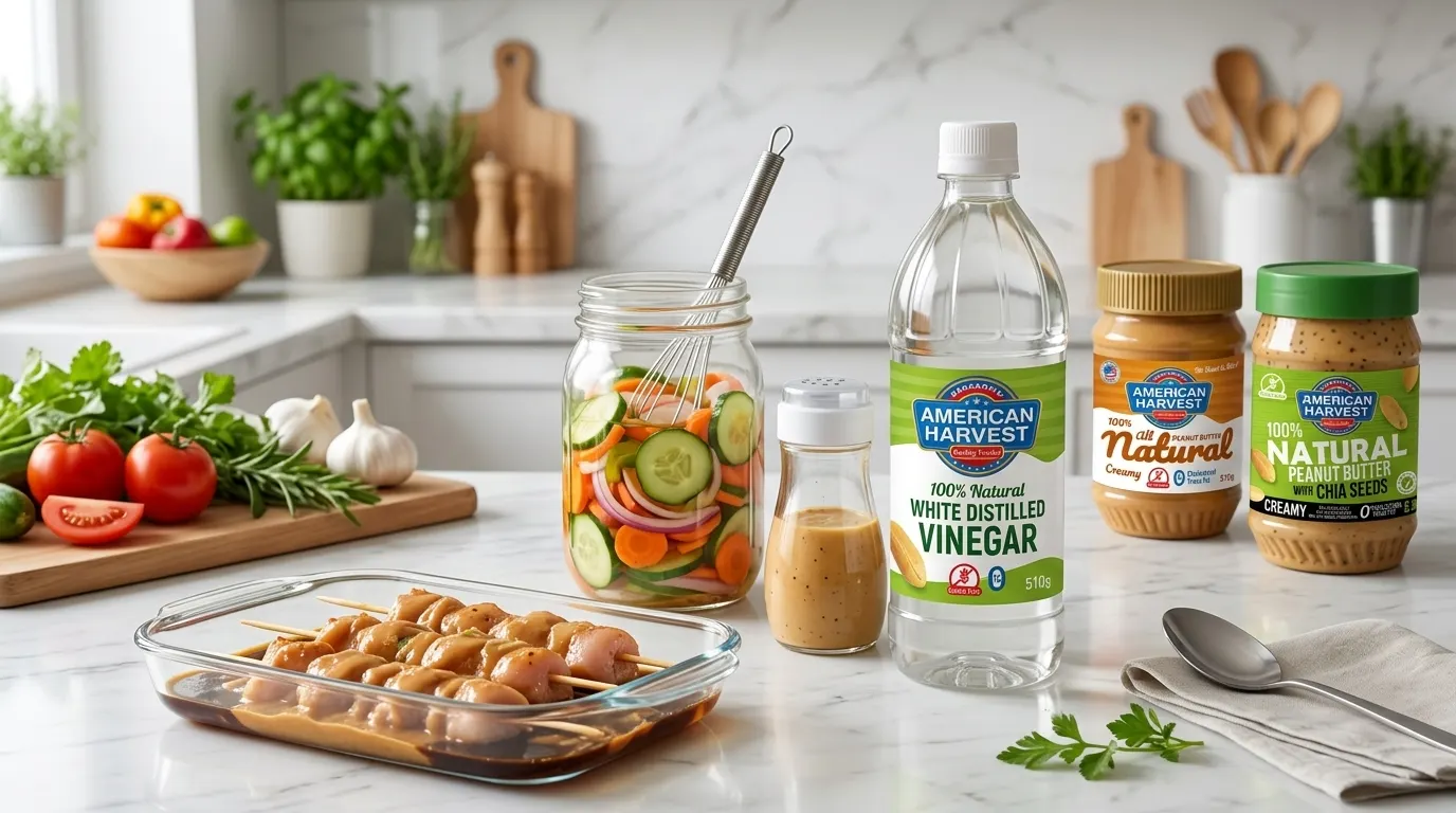 Vinegar in the Kitchen: Quick Pickles, Dressings and Marinades serving or usage scene