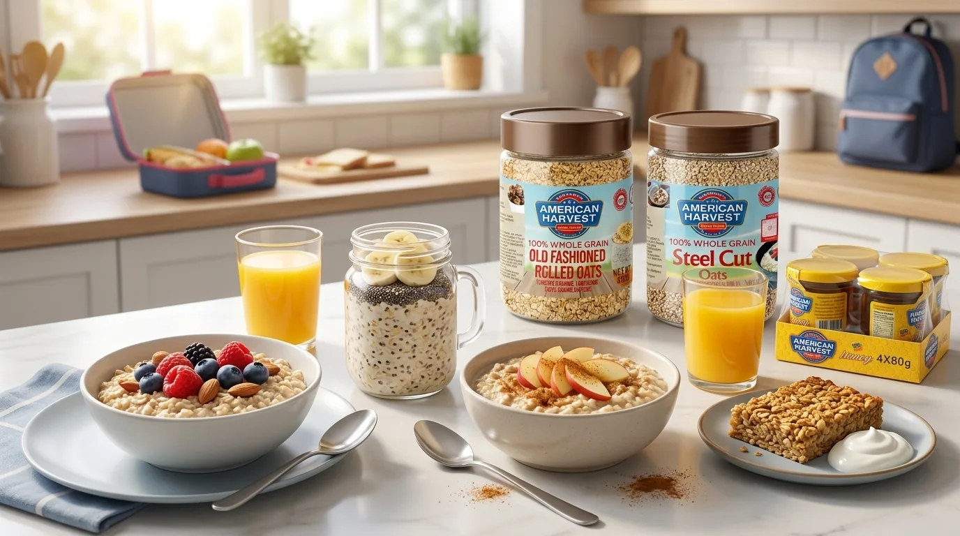 Breakfast Rotation for Early School Mornings