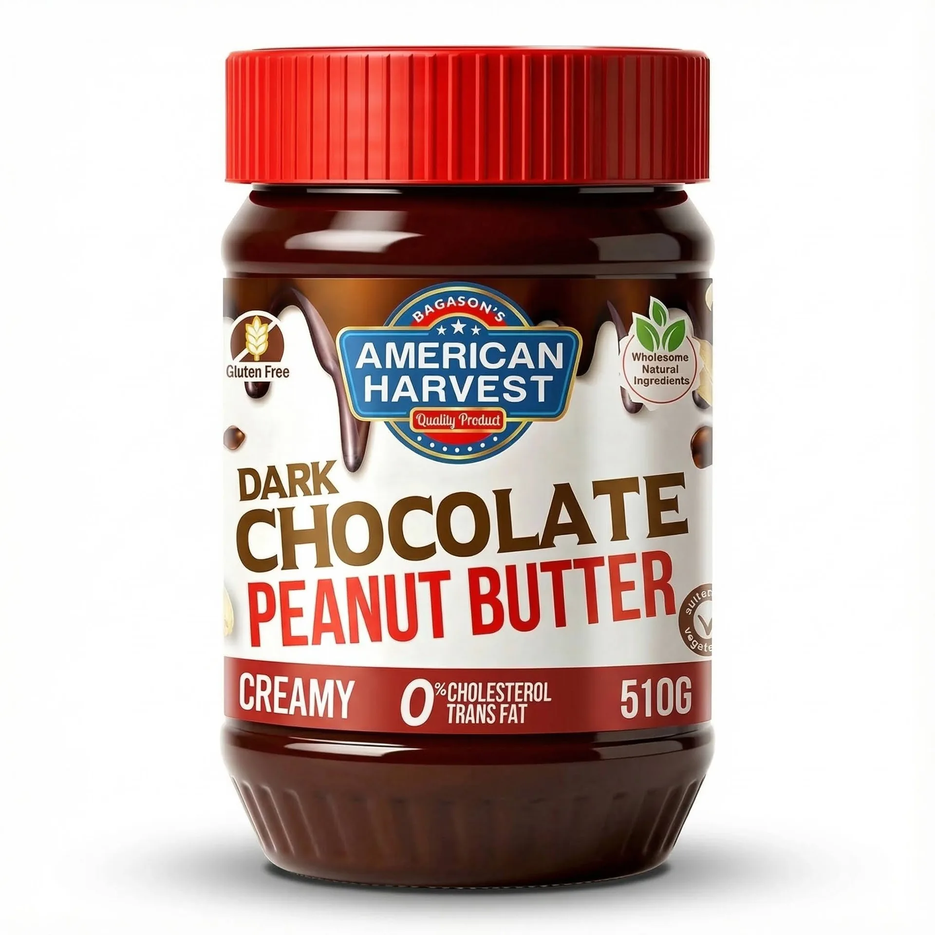 American Harvest peanut butter for Peanut Butter Swirl Brownies
