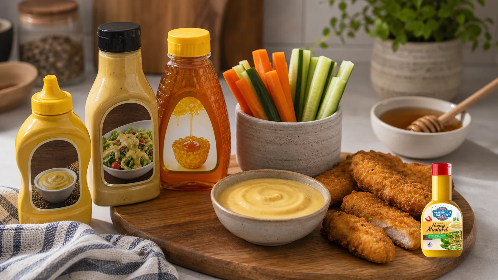 American Harvest honey scene for Honey Mustard Dipping Sauce (5 Minutes)