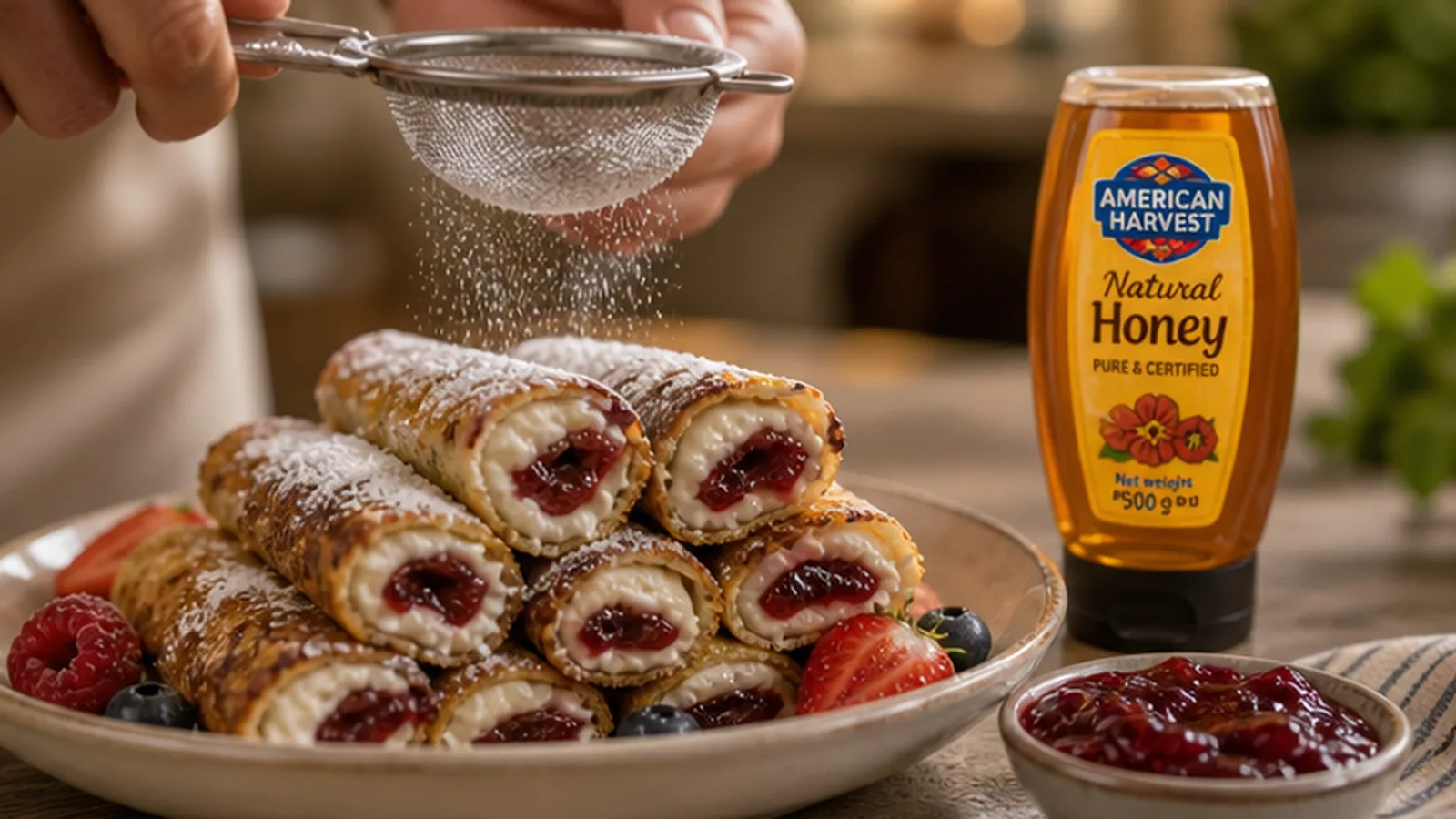 391 Jam Cream Cheese French Toast Rollups Scene 2
