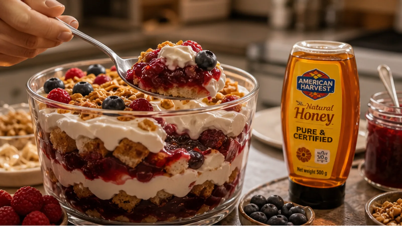 441 Summer Berry Jam Trifle Scene 2
