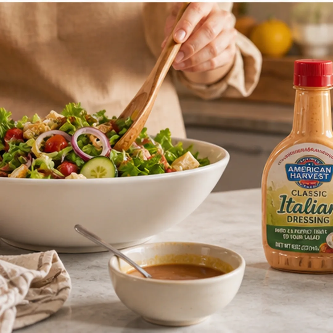 American Harvest condiments supporting practical pantry shortcut cooking.