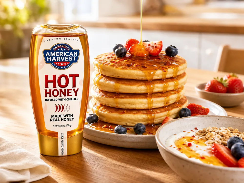 Sweeten breakfast with American Harvest hot honey