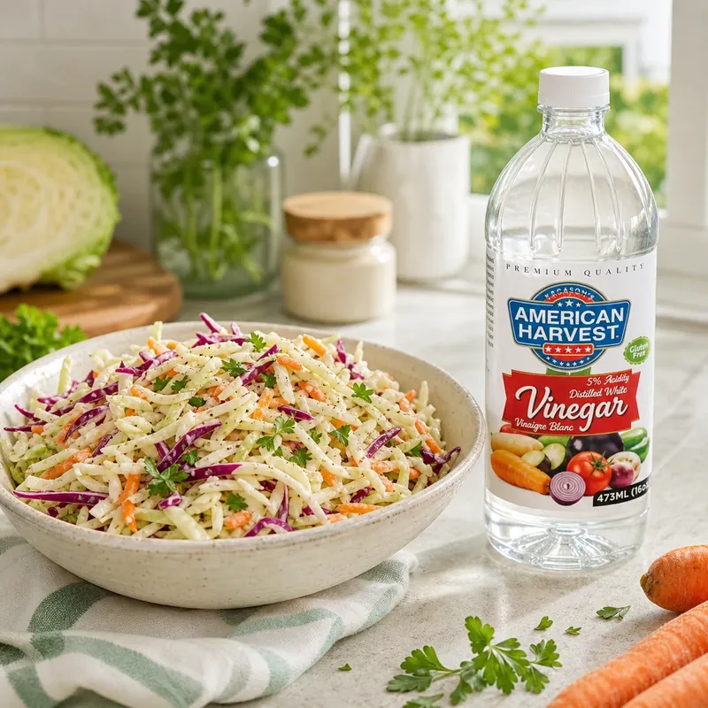 Tangy coleslaw bowl