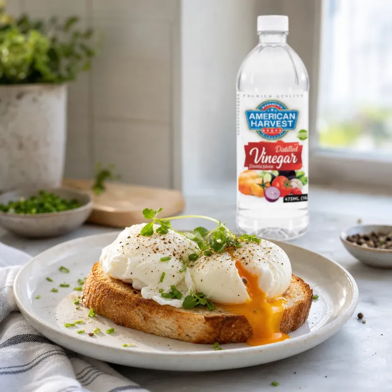 Poached eggs on toast