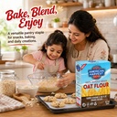 AH Oat Flour 500g - Square - Bake Blend Enjoy