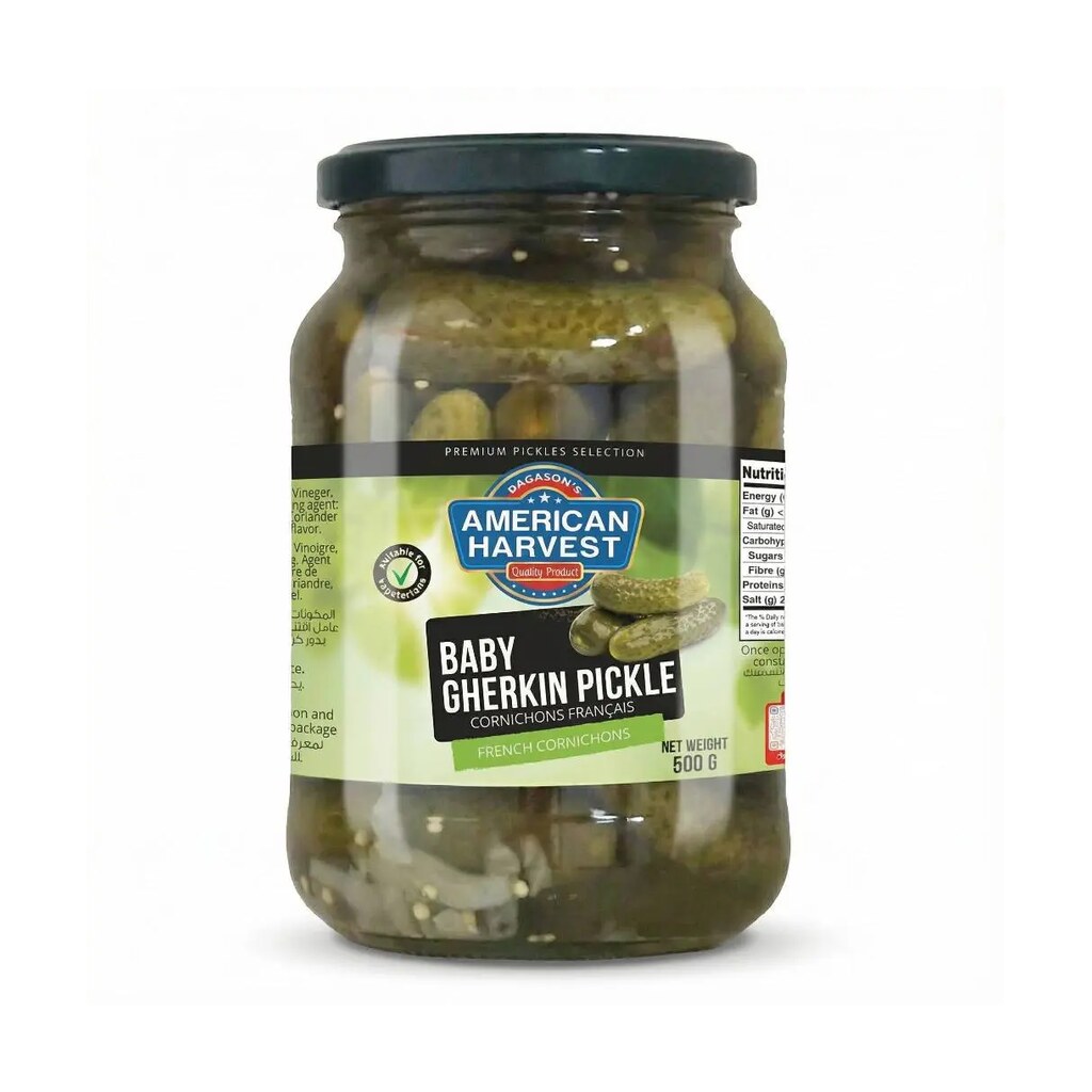 AH Baby Gherkins Pickle French Cornichons (12x500g)