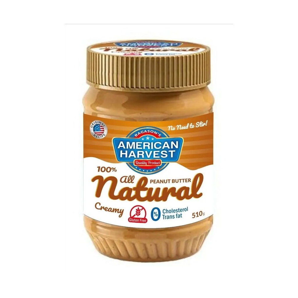 AH All Natural Peanut Butter Creamy (12x510G)