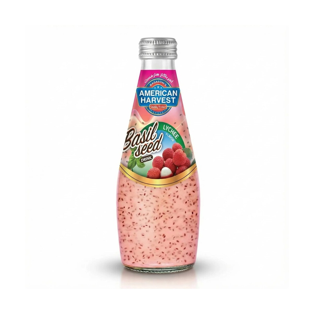 AH Basil Seed Drink Lychee (24x290ml)
