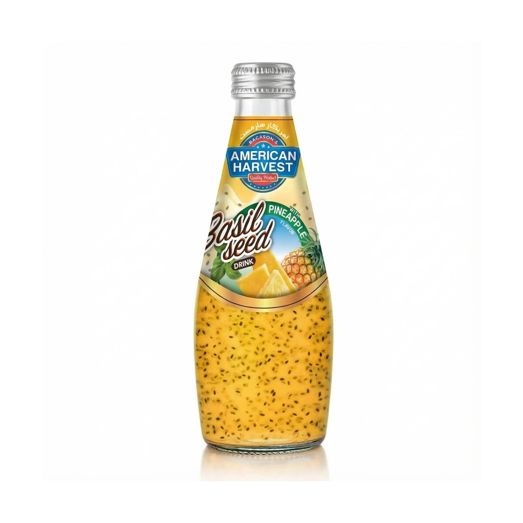 AH Basil Seed Drink Pineapple (24x290ml)