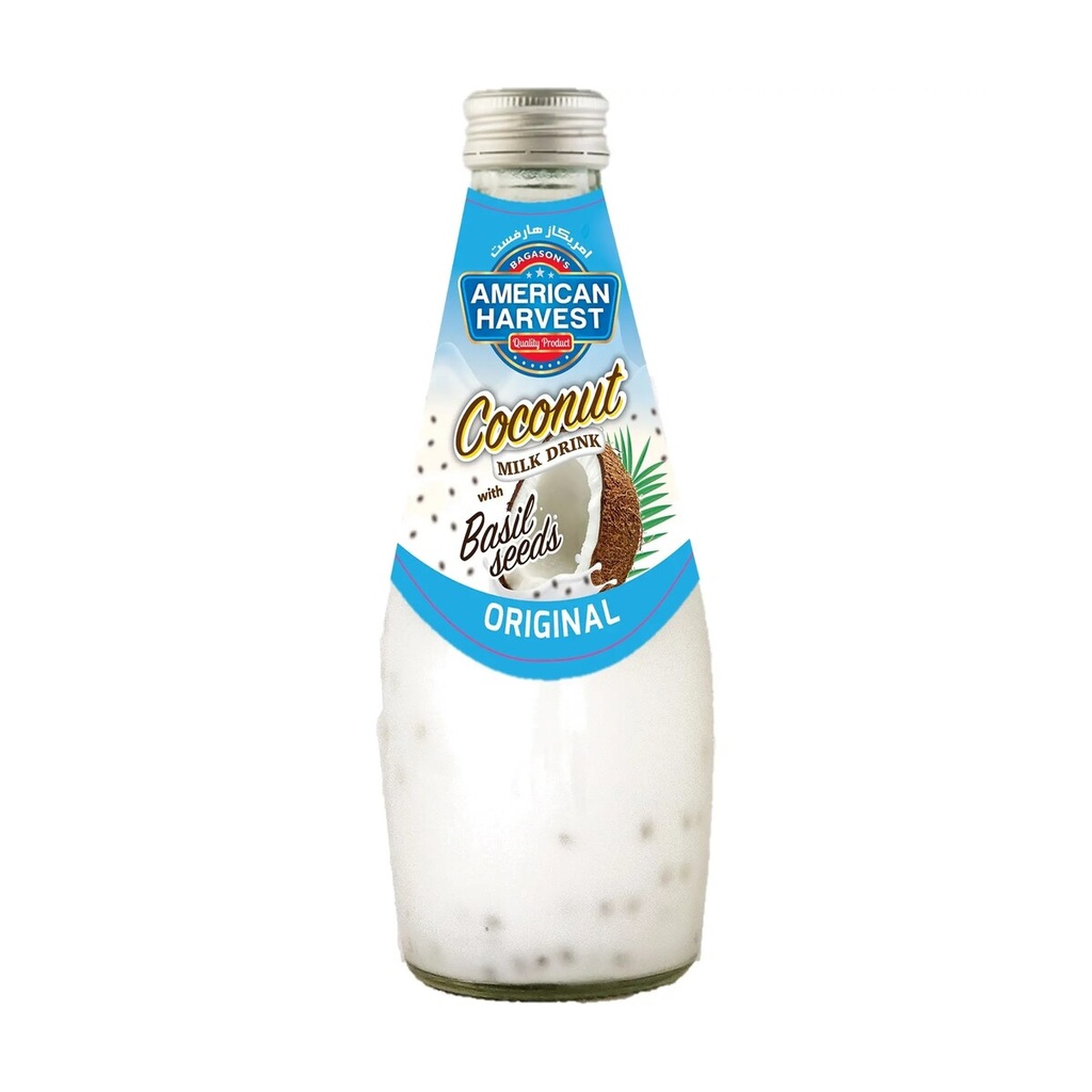 AH Coconut Milk Original With Basil Seed (24x290ml)