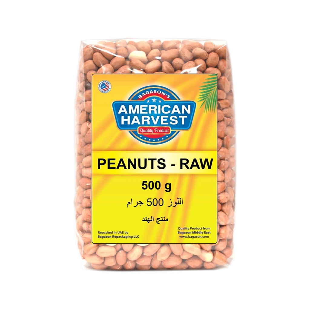 AH PEANUTS RAW 500G