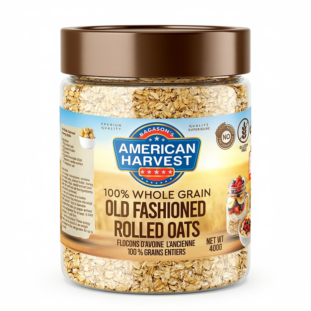 AH ROLLED OATS (24x400G) JAR