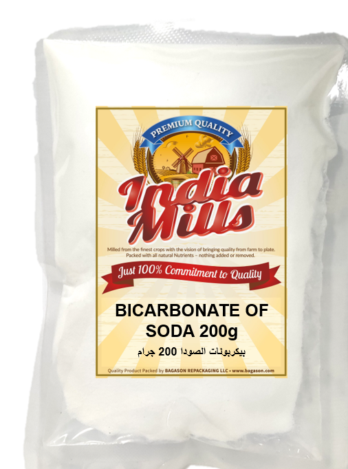 INDIA MILLS Bicarbonate of Soda/ BAKING SODA 200G