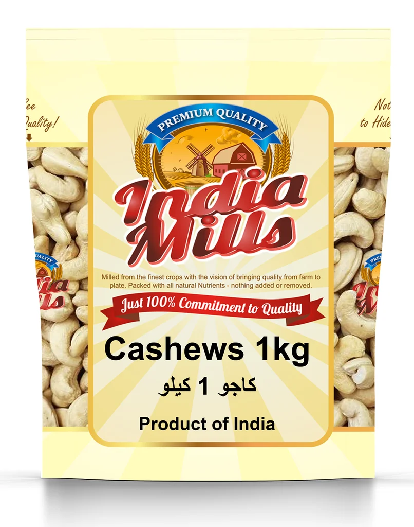INDIA MILLS CASHEWS 1KG