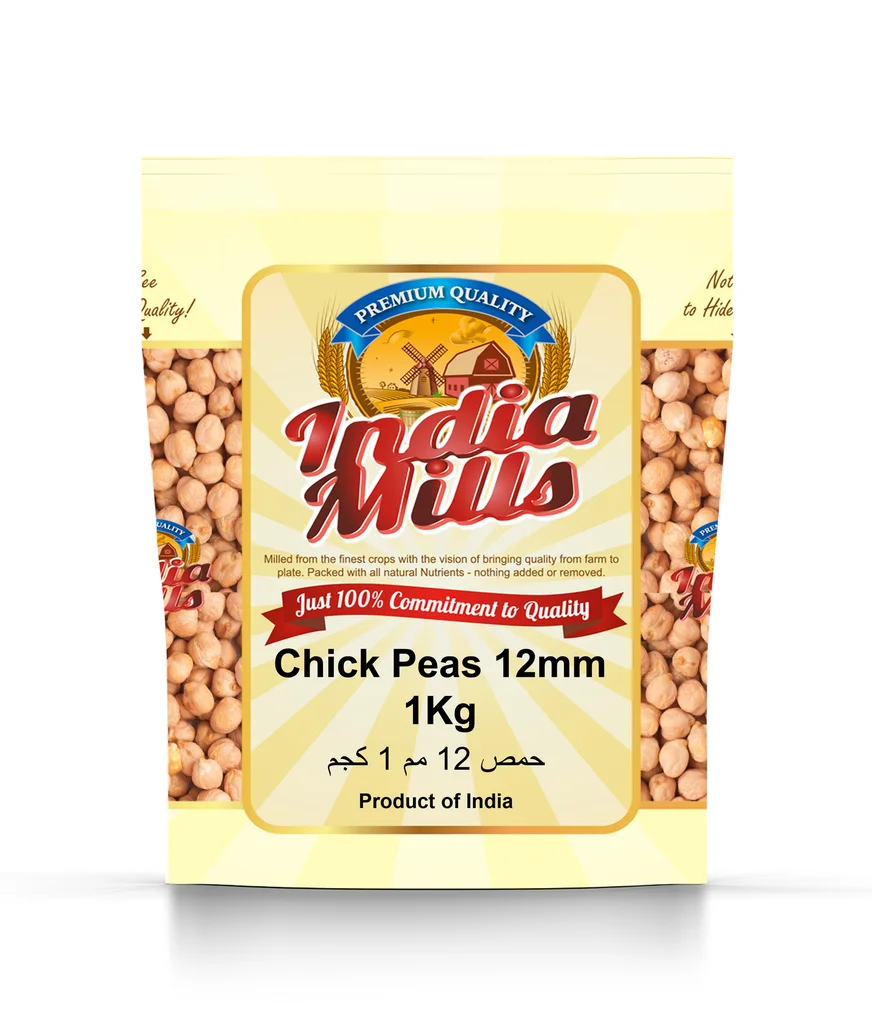 INDIA MILLS CHICK PEAS 12MM (12X1KG)