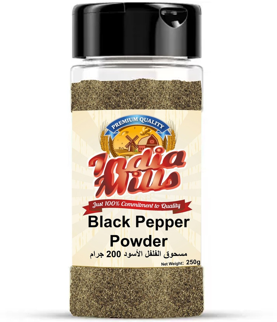 INDIA MILLS JAR BLACK PEPPER POWDER (24X200GM)