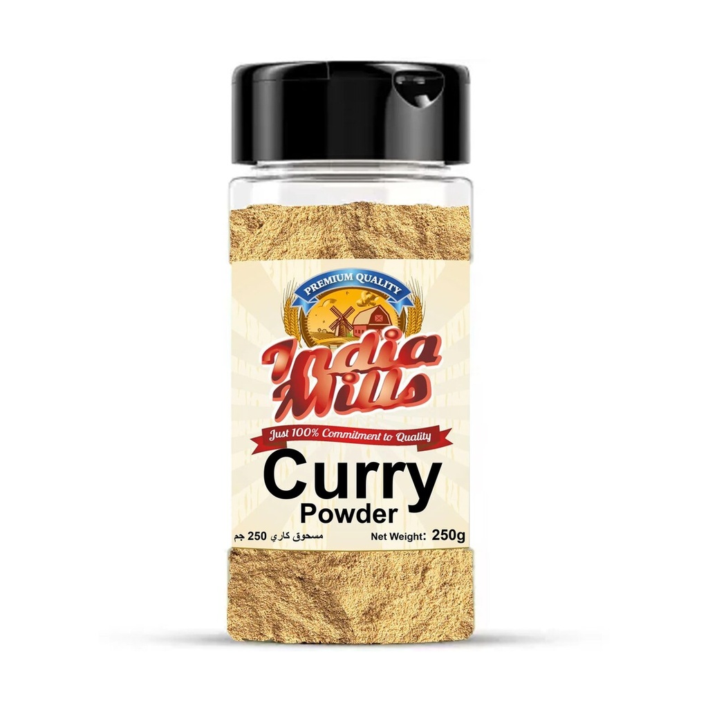 INDIA MILLS Jar CURRY Powder 24x250GMS