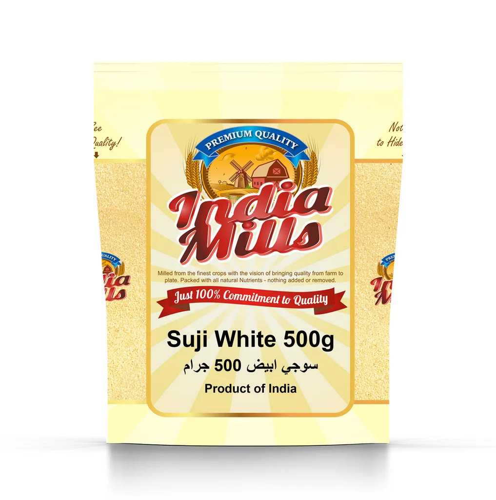 INDIA MILLS SUJI WHITE (20X500GM)