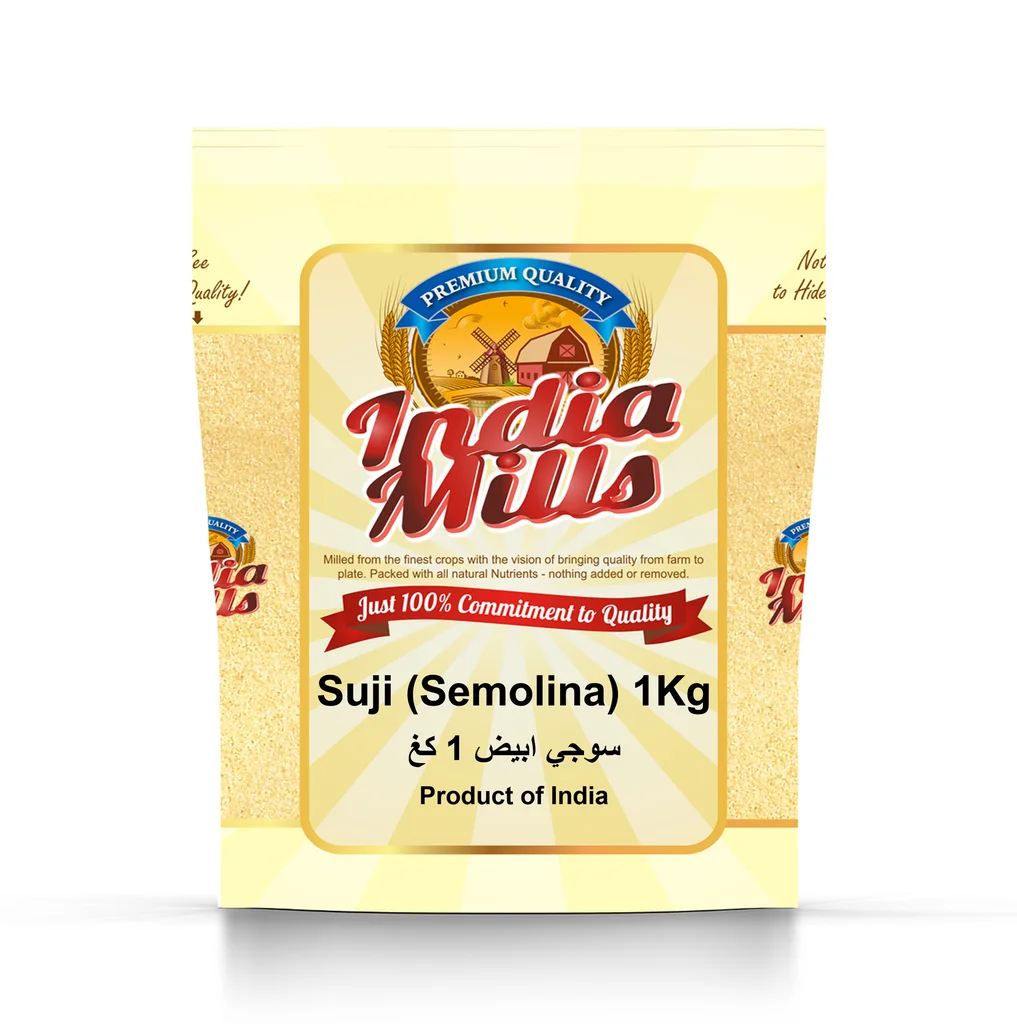 INDIA MILLS SUJI WHITE (24x1Kg)