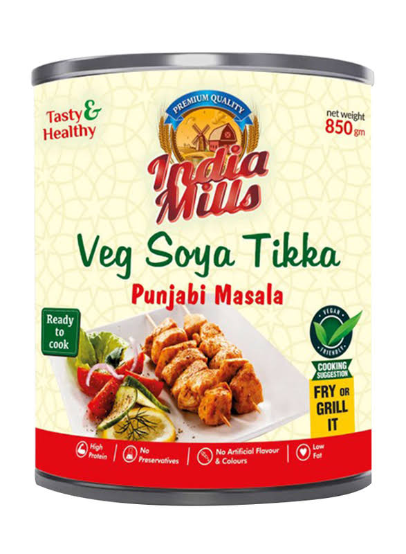INDIA MILLS Soya Tikka Punjabi Masala(12x850g)