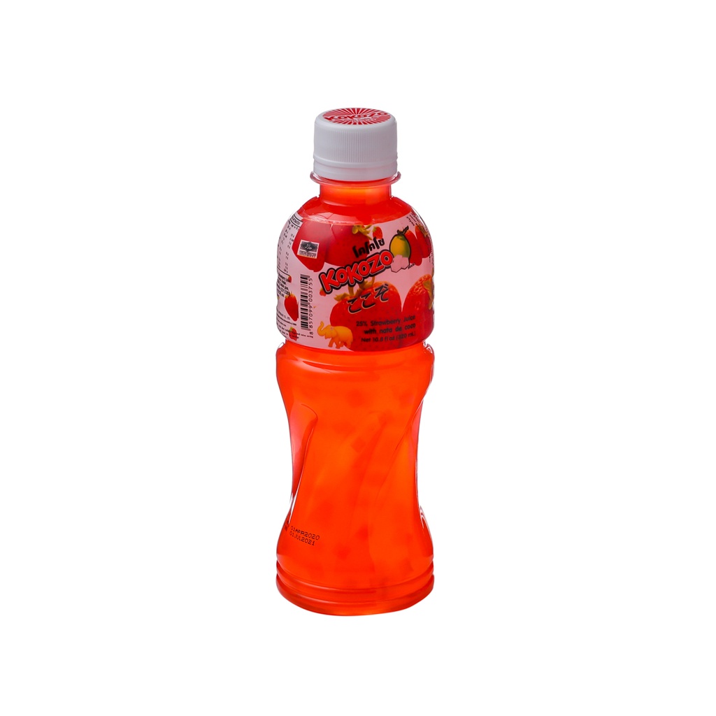 Kokozo Strawberry Juice With Nata De Coco(320mlx48)