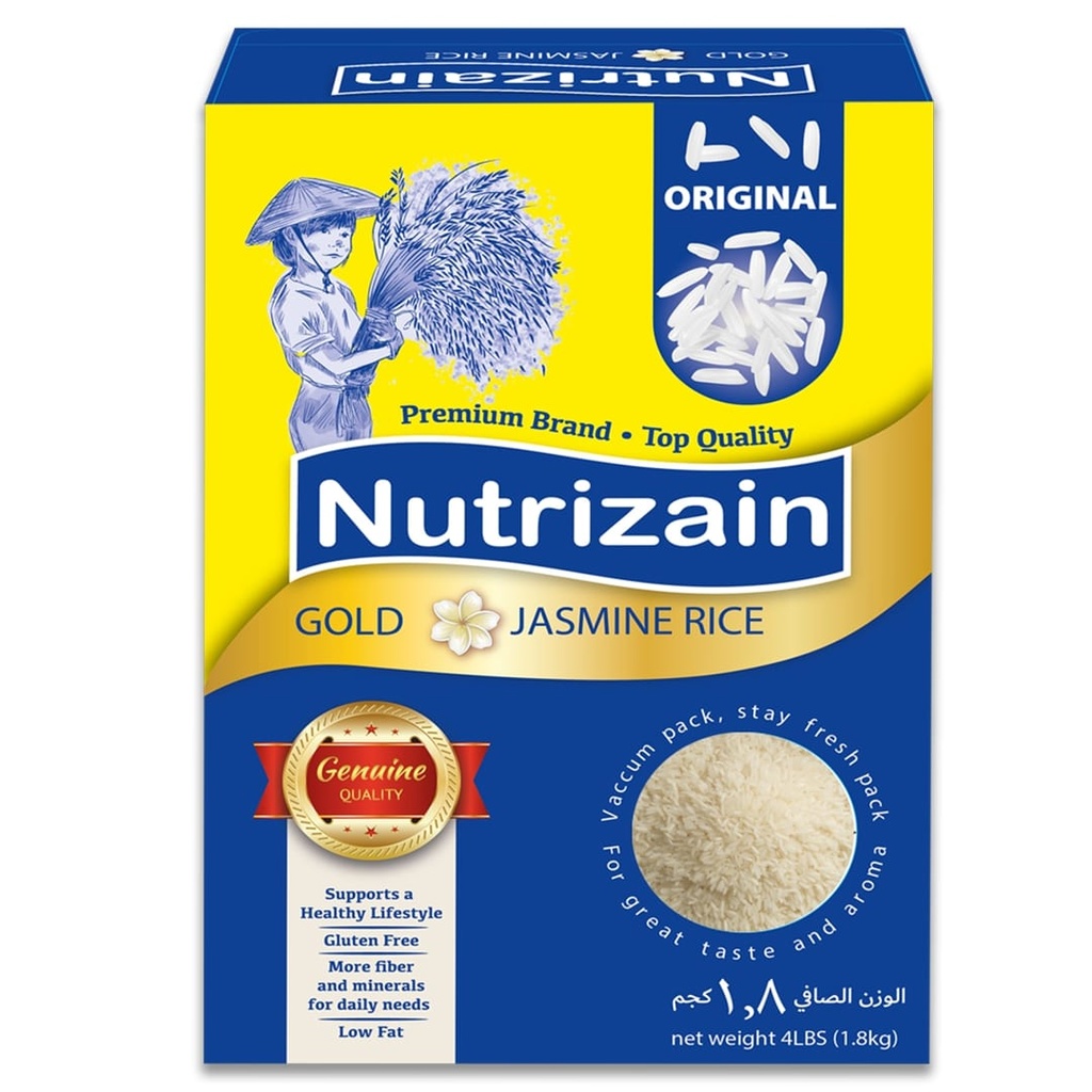 Nutrizain Jasmine Rice Gold (6x4Lb)1.8kg