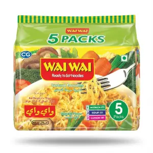 Wai Wai Veg Flav Noodles (12x5x75gm)