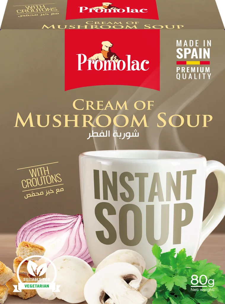 PROMOLAC Instant Mushroom Cream Soup (12x80g)