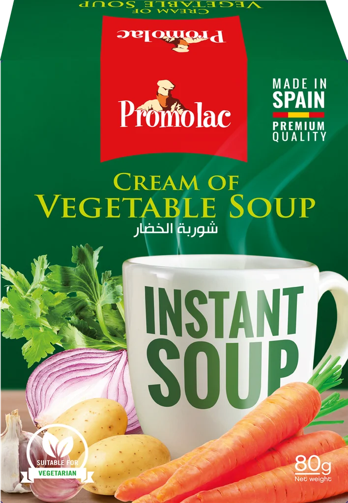 PROMOLAC Instant Vegetable Cream Soup (12x80g)
