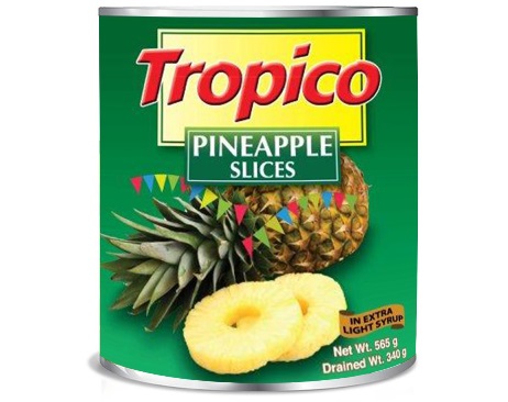 TROPICO Pineapple Sliced (24x565G)