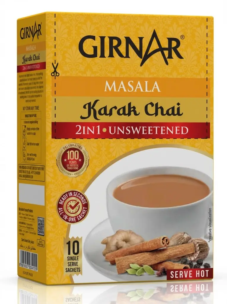 Girnar Masala 2in1 Premix Tea (10 Sachets)(80gx36)