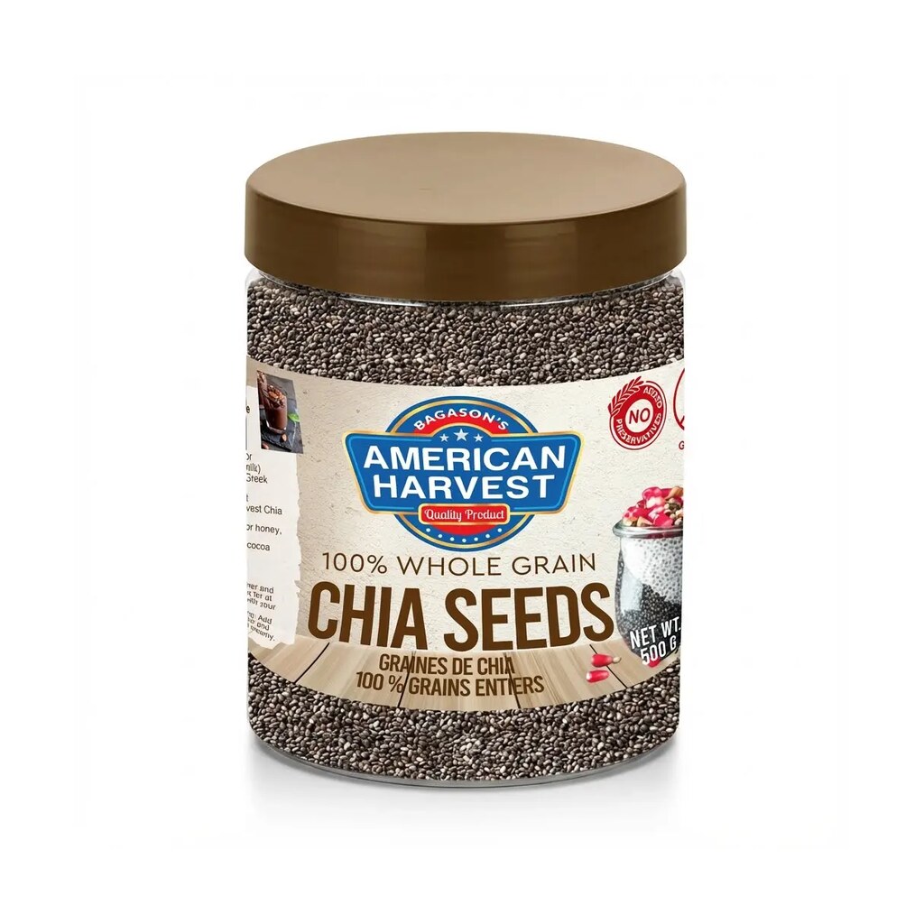 AH CHIA SEEDS (24x500g) Jar