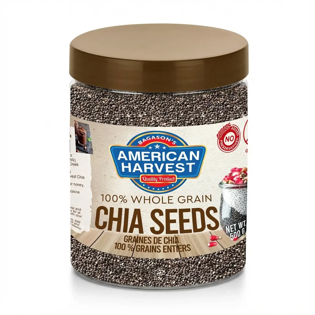 AH CHIA SEEDS (24x500g) Jar