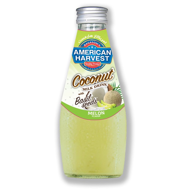 AH Coconut Milk Melon With Basil Seed (24x290ml)