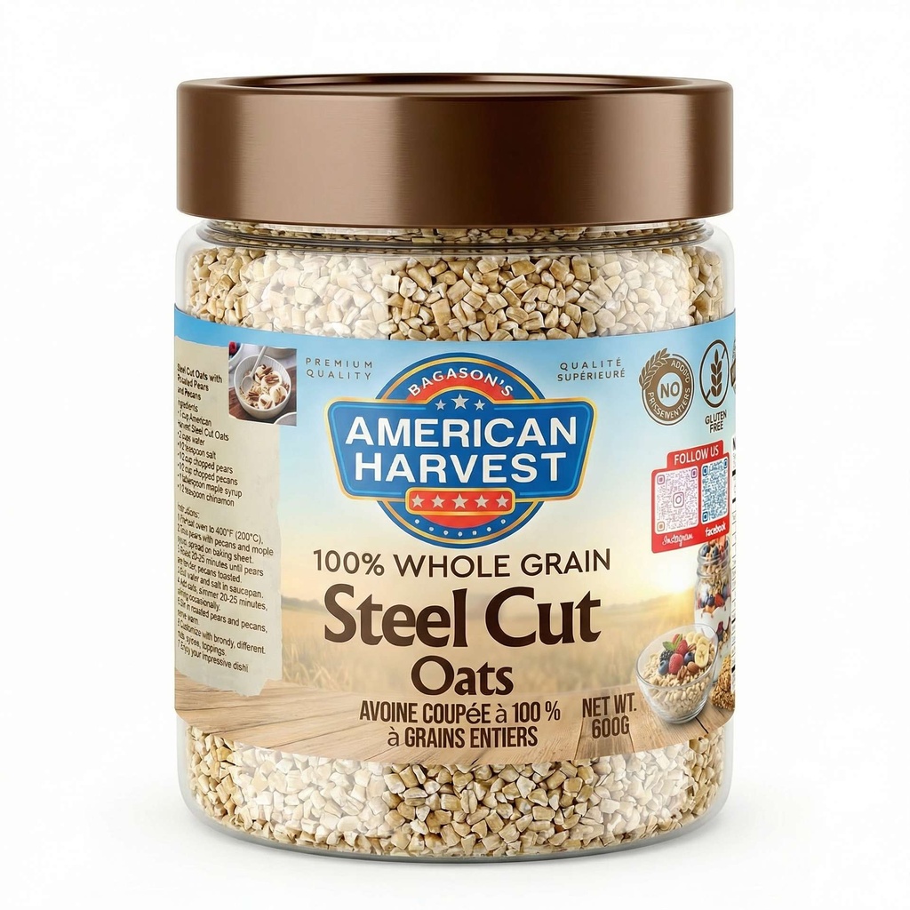 AH Steel Cut Oats (24x600g) Jar
