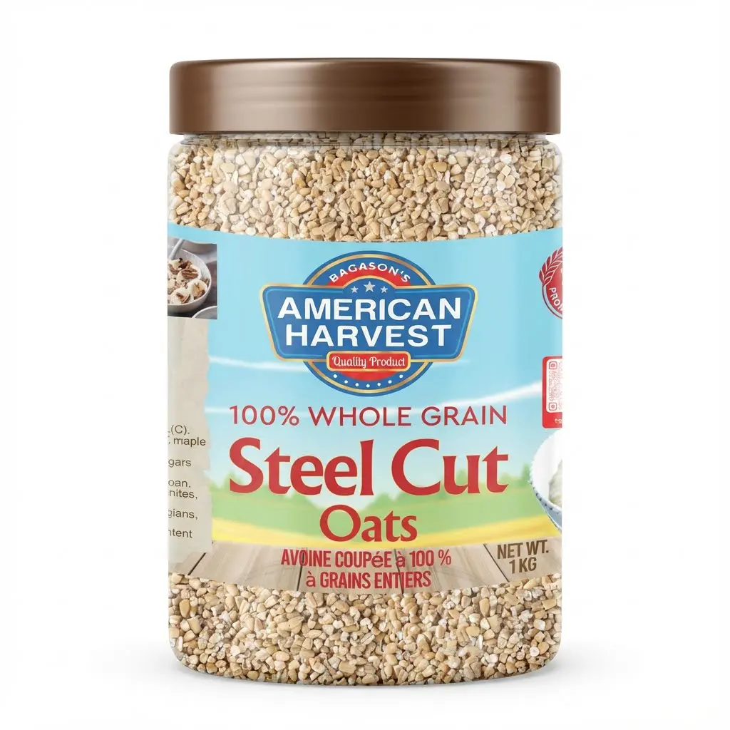 AH Steel Cut Oats (12x1kg) Jar