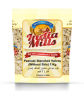 INDIA MILLS	Peanuts Blanched Halves (Without Skin) (12X1KG)