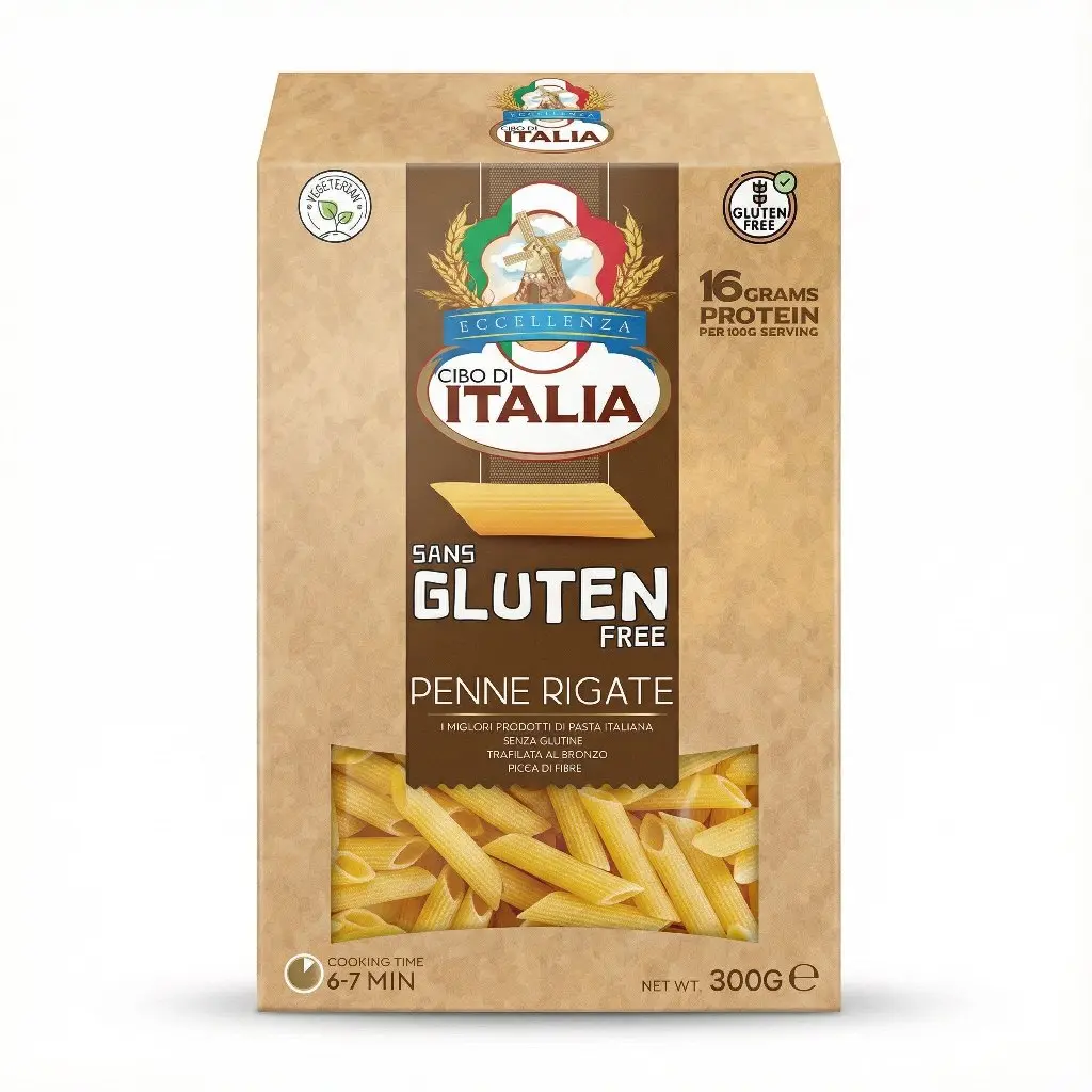 Cibo Di Italia Pasta Penne Rigate - Gluten Free (12x300g)