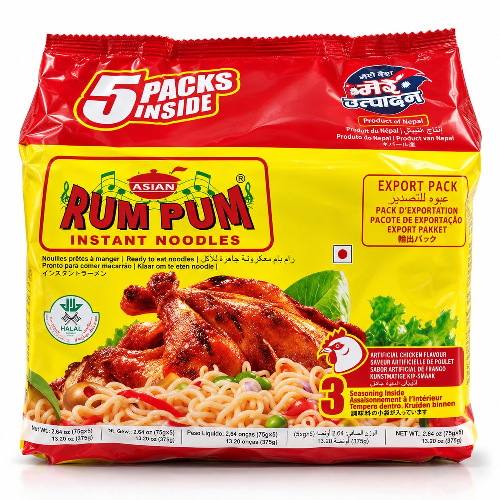 Rum Pum Chicken Noodles(12x5x75Gm)