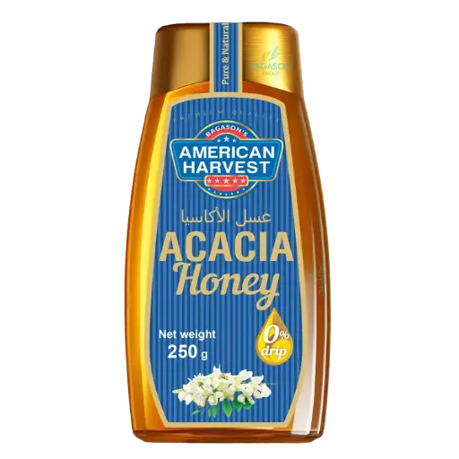 [AH-169-1] AH Acacia Honey Squeeze Jar (24x250g)