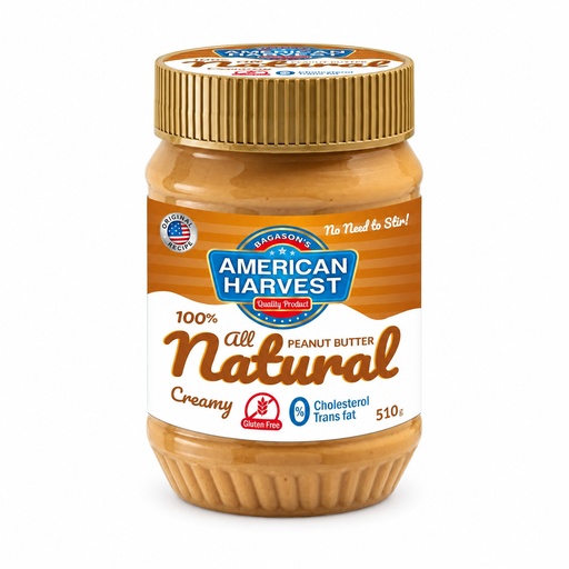 [AH-34] AH All Natural Peanut Butter Creamy (12x510G)