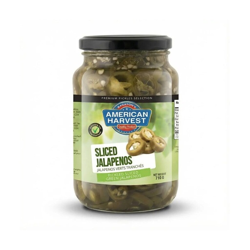 [AH-164] AH Sliced Green Jalapenos (12x710g)