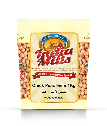 [IM-044] INDIA MILLS CHICK PEAS 9MM (12X1KG)