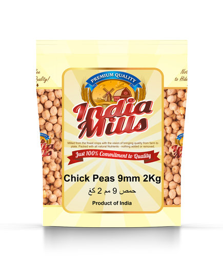 [IM-108] INDIA MILLS CHICK PEAS 9MM (12x2Kg)
