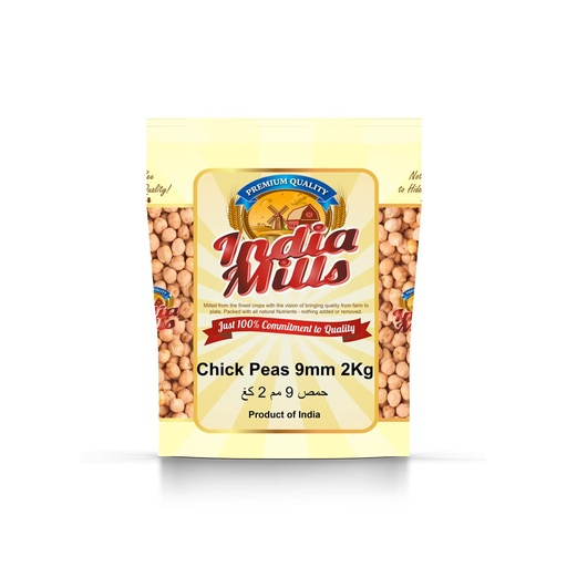 [IM-108] INDIA MILLS CHICK PEAS 9MM (12x2Kg)