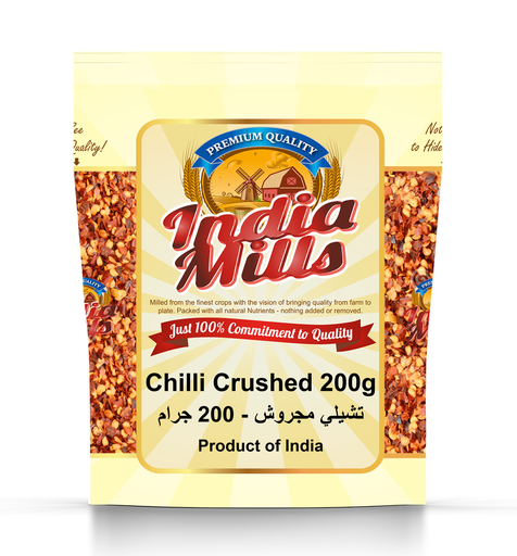 [IM-013] INDIA MILLS CHILI CRUSHED (24X200GM)