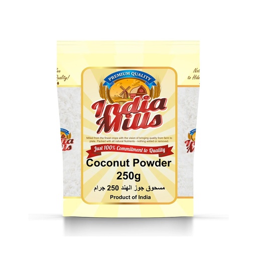 [IM-018] INDIA MILLS COCONUT POWDER  250 GM(24X250GM)